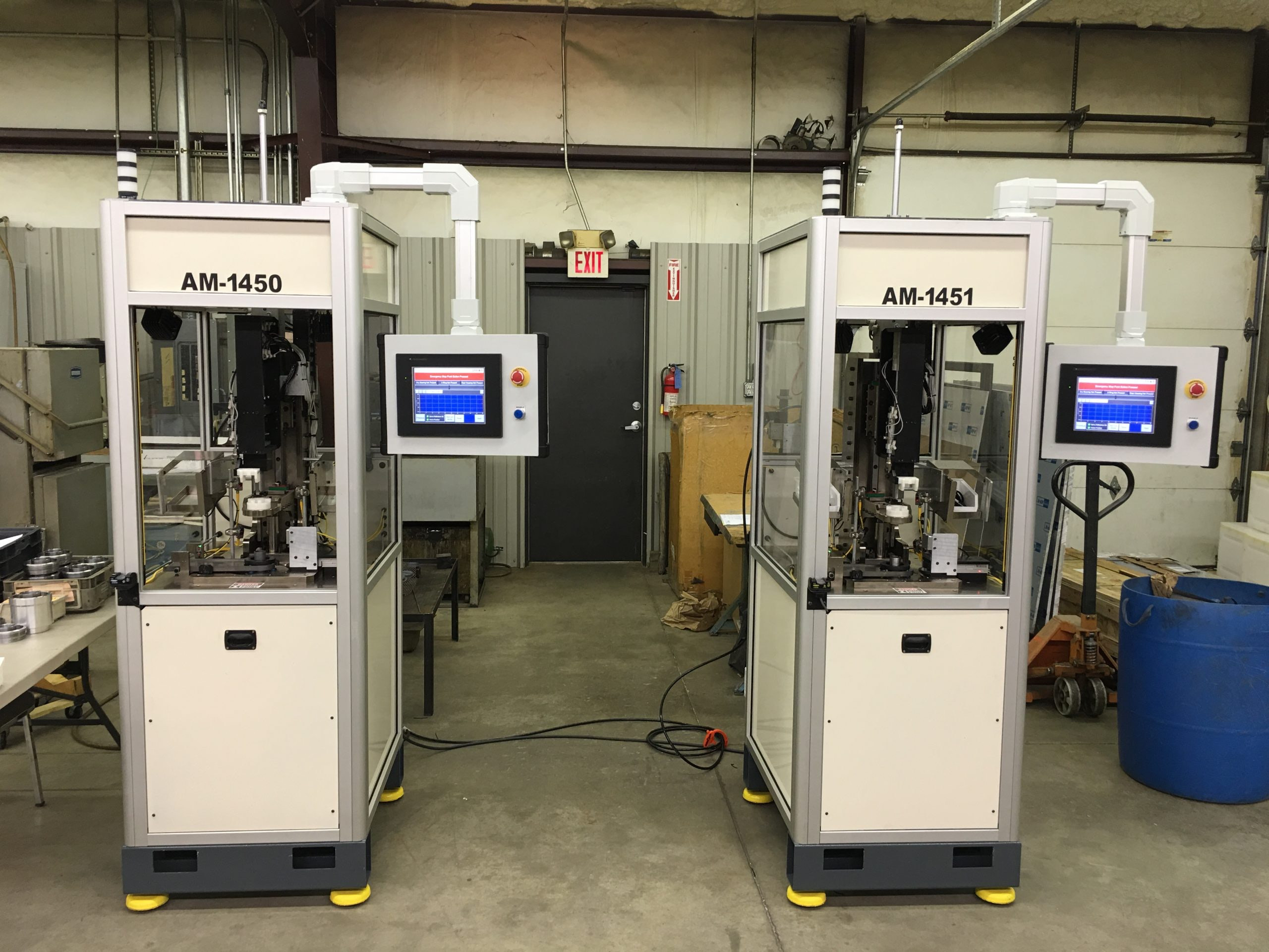 two machines at PMi2's facility