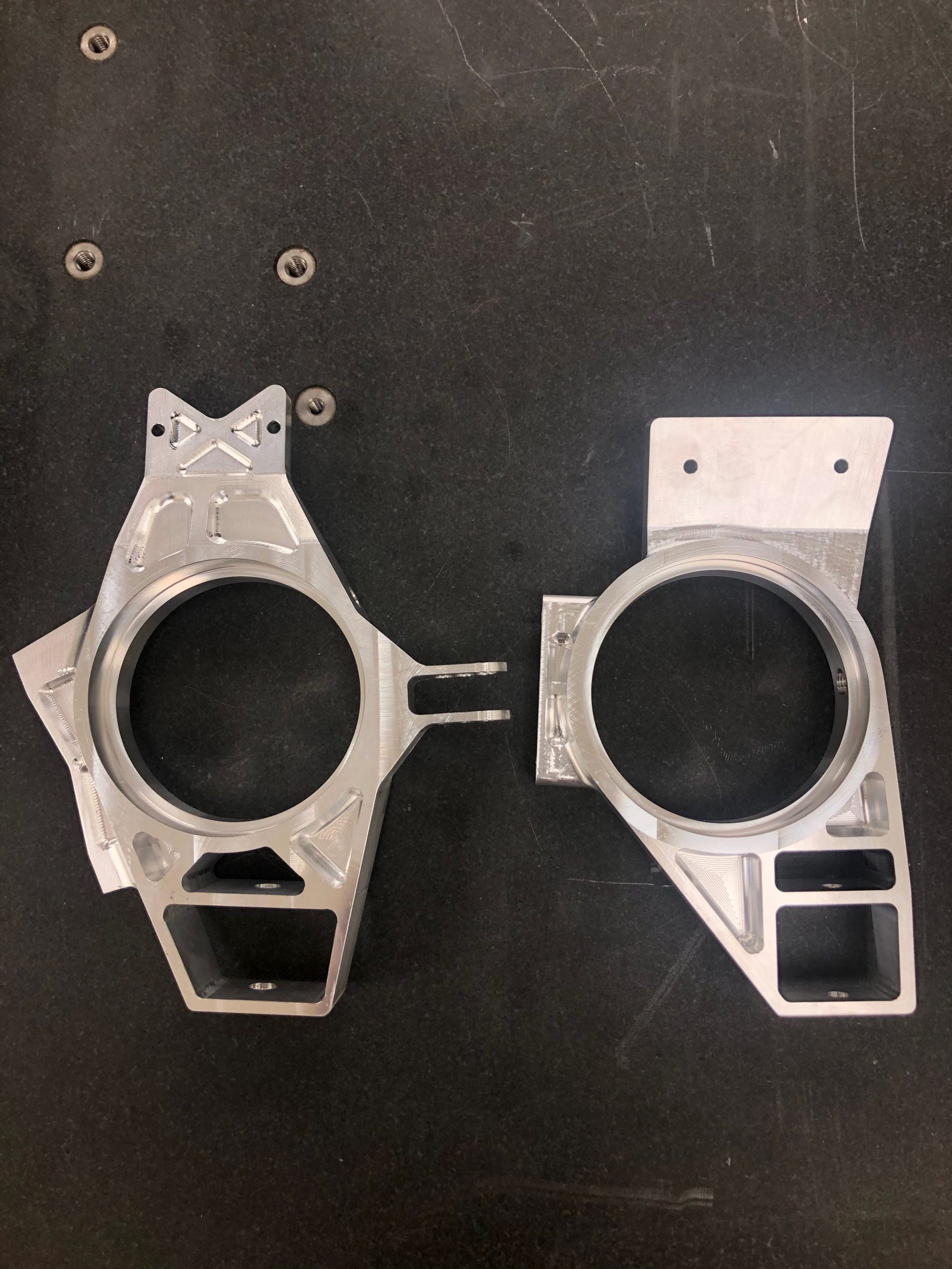 two metal parts